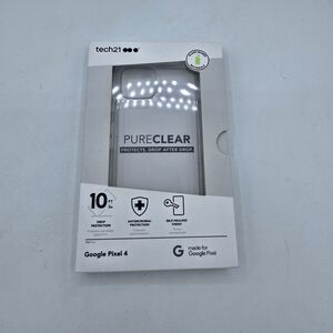 Tech21 Pure Series Rugged Slim Protective Case For Goorle Pixel 4 - Clear